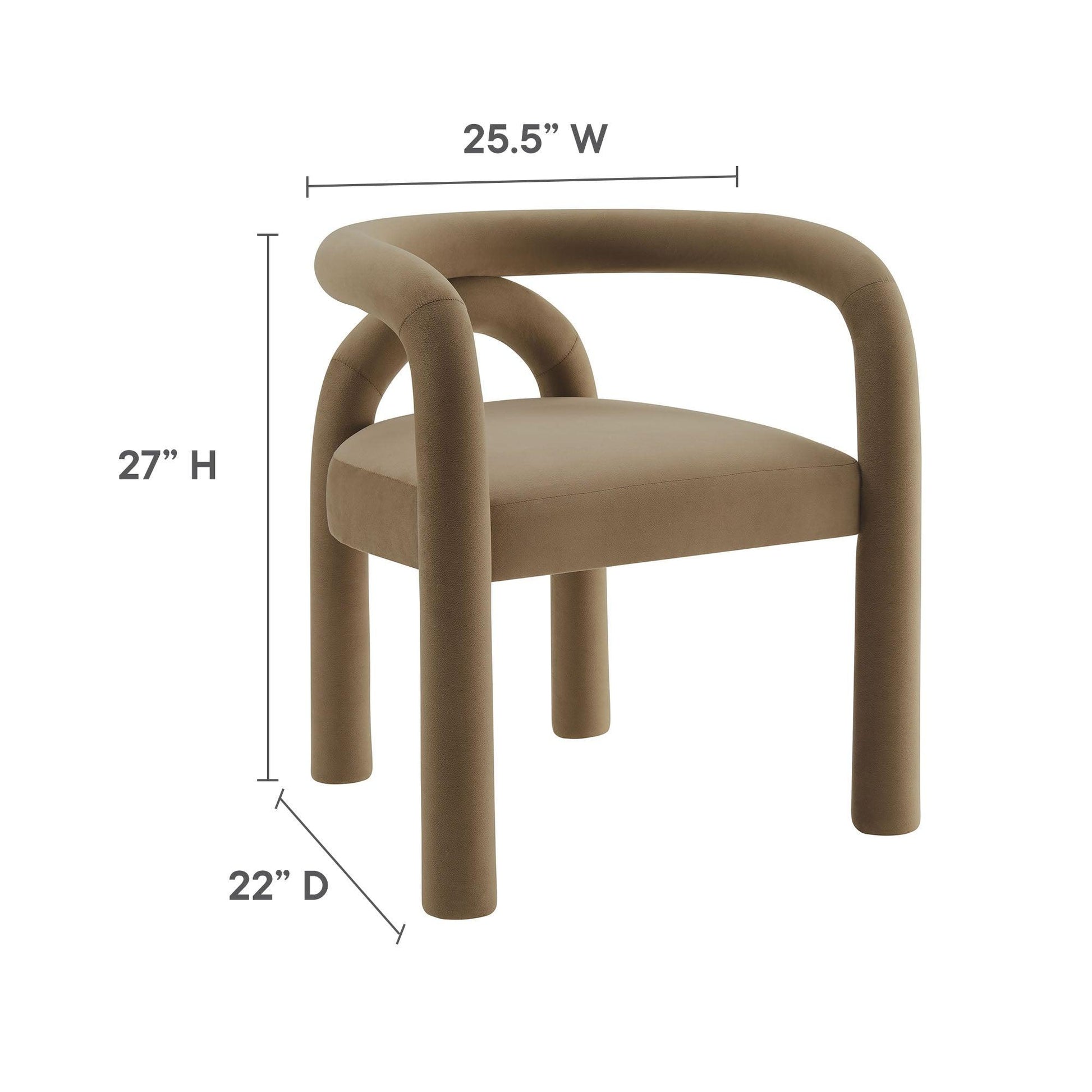 Astrid Performance Velvet Dining Chair by Modway EEI-7104 FredCo