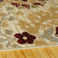 Augusta Modern Floral Cabin Setting Rug FredCo