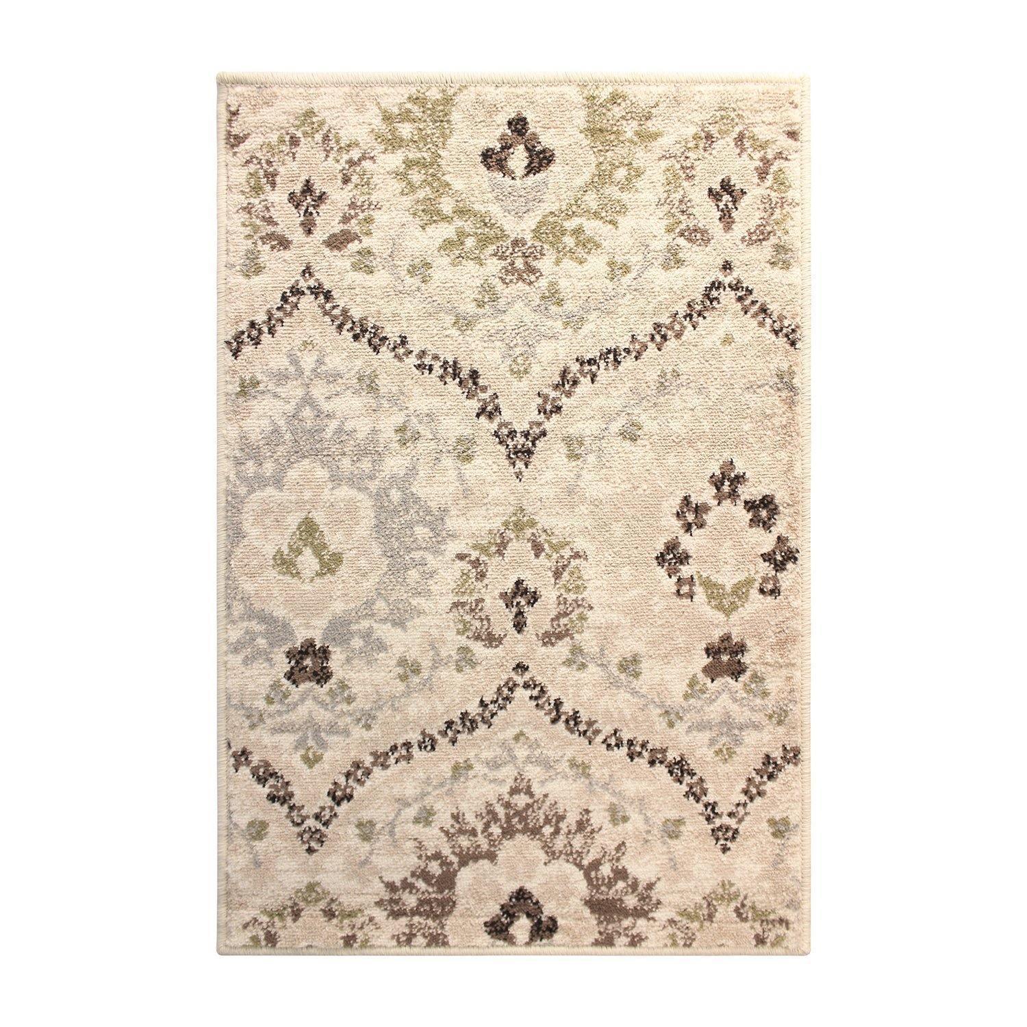 Augusta Modern Floral Cabin Setting Rug FredCo
