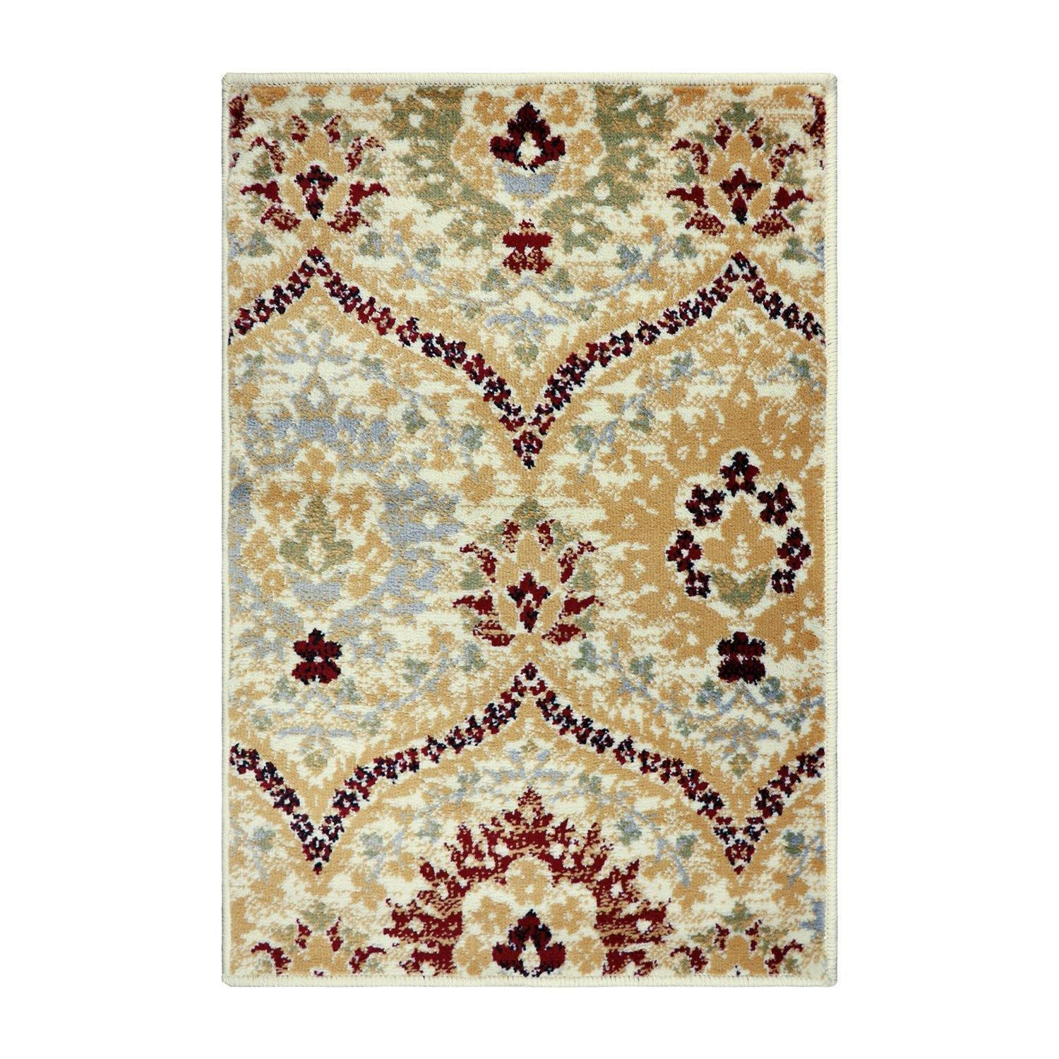 Augusta Modern Floral Cabin Setting Rug FredCo