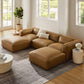 Auren 5-Piece Upholstered Vegan Leather Modular U-Shaped Sofa by Modway EEI-7131 FredCo