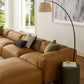 Auren 6-Piece Upholstered Vegan Leather Modular Sofa by Modway EEI-7134 FredCo
