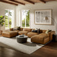 Auren 6-Piece Upholstered Vegan Leather Modular Sofa by Modway EEI-7134 FredCo