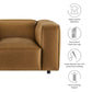 Auren Upholstered Vegan Leather Modular Armchair by Modway EEI-7120 FredCo