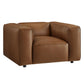 Auren Upholstered Vegan Leather Modular Armchair by Modway EEI-7120 FredCo