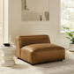 Auren Upholstered Vegan Leather Modular Armless Chair by Modway EEI-7121 FredCo