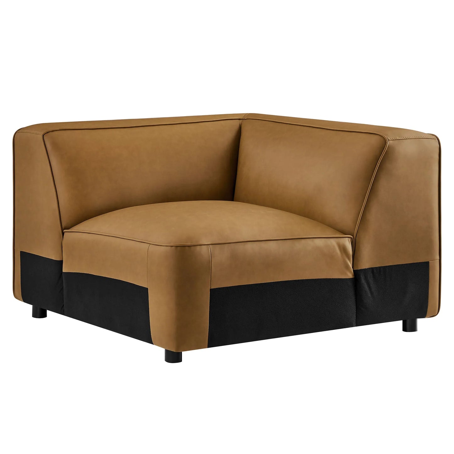 Auren Upholstered Vegan Leather Modular Corner Chair by Modway EEI-7123 FredCo