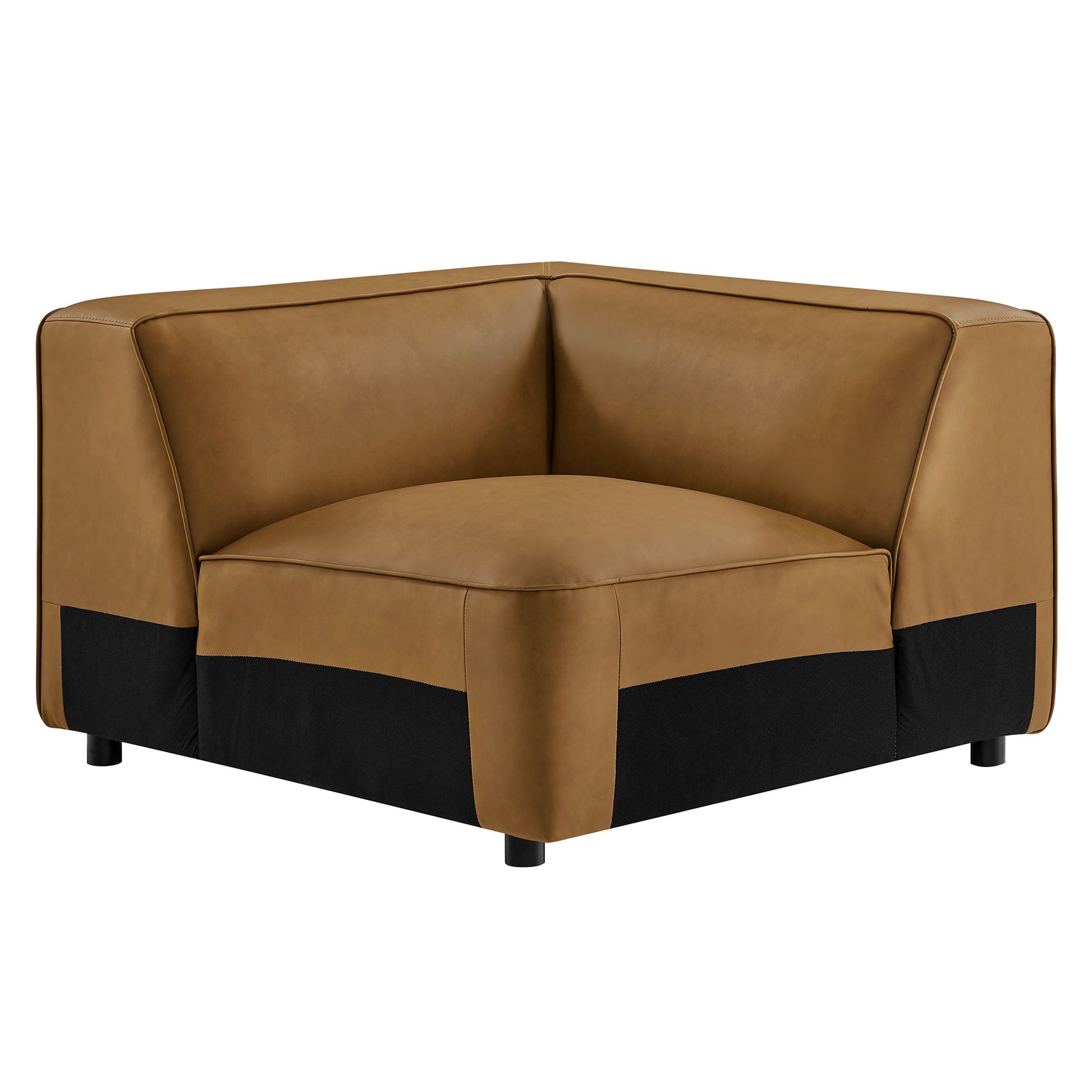 Auren Upholstered Vegan Leather Modular Corner Chair by Modway EEI-7123 FredCo