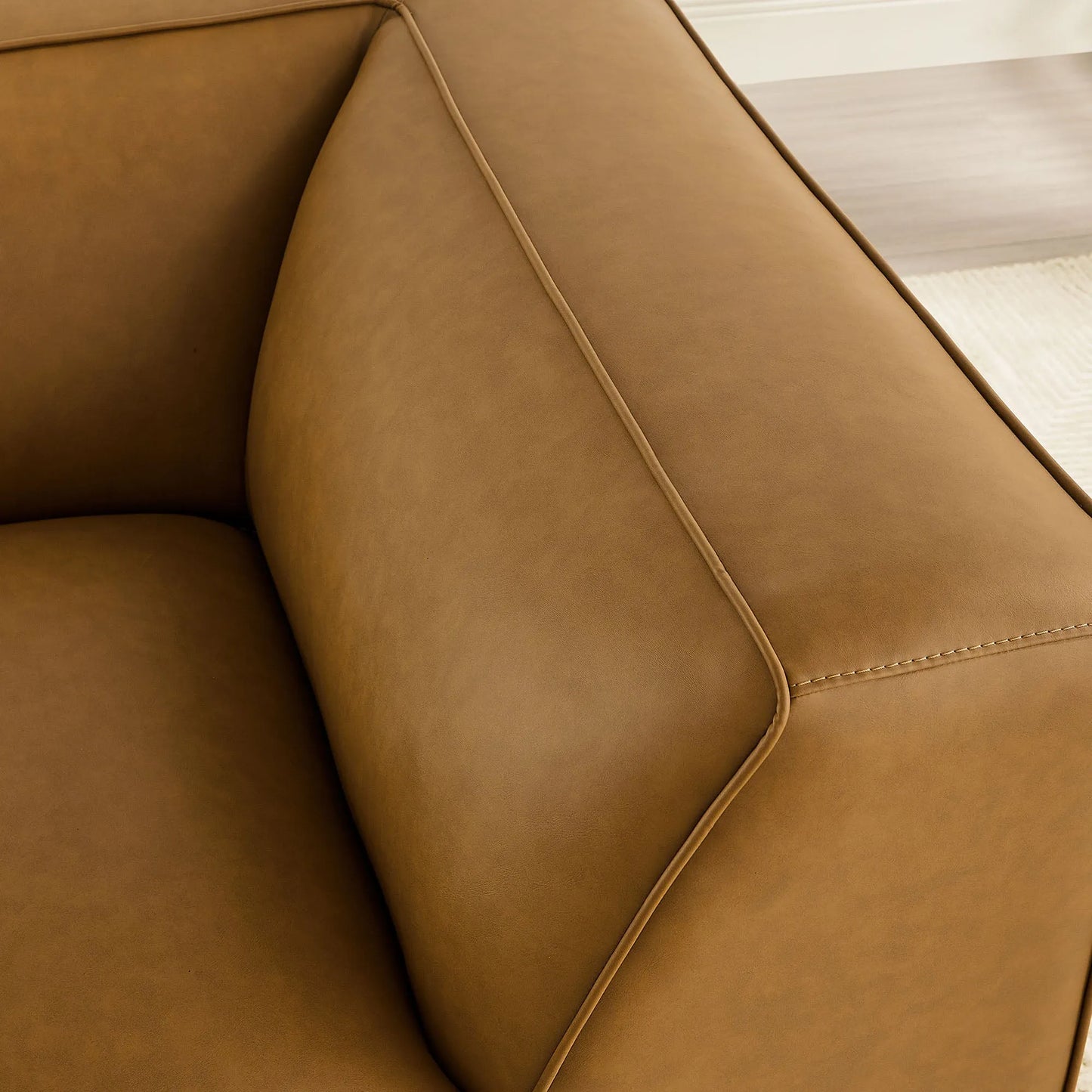 Auren Upholstered Vegan Leather Modular Corner Chair by Modway EEI-7123 FredCo