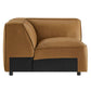 Auren Upholstered Vegan Leather Modular Corner Chair by Modway EEI-7123 FredCo