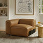 Auren Upholstered Vegan Leather Modular Left Armchair by Modway EEI-7124 FredCo