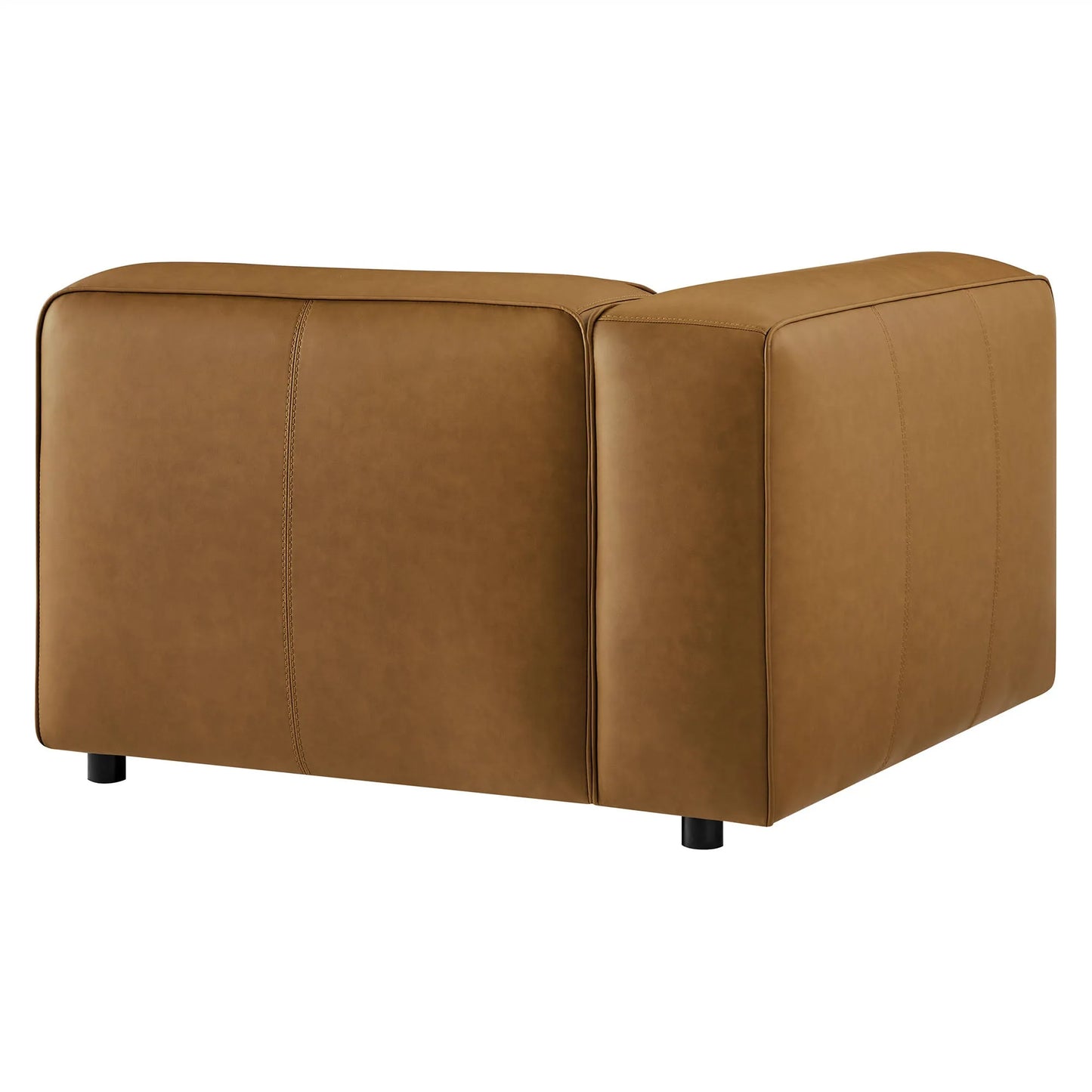 Auren Upholstered Vegan Leather Modular Left Armchair by Modway EEI-7124 FredCo