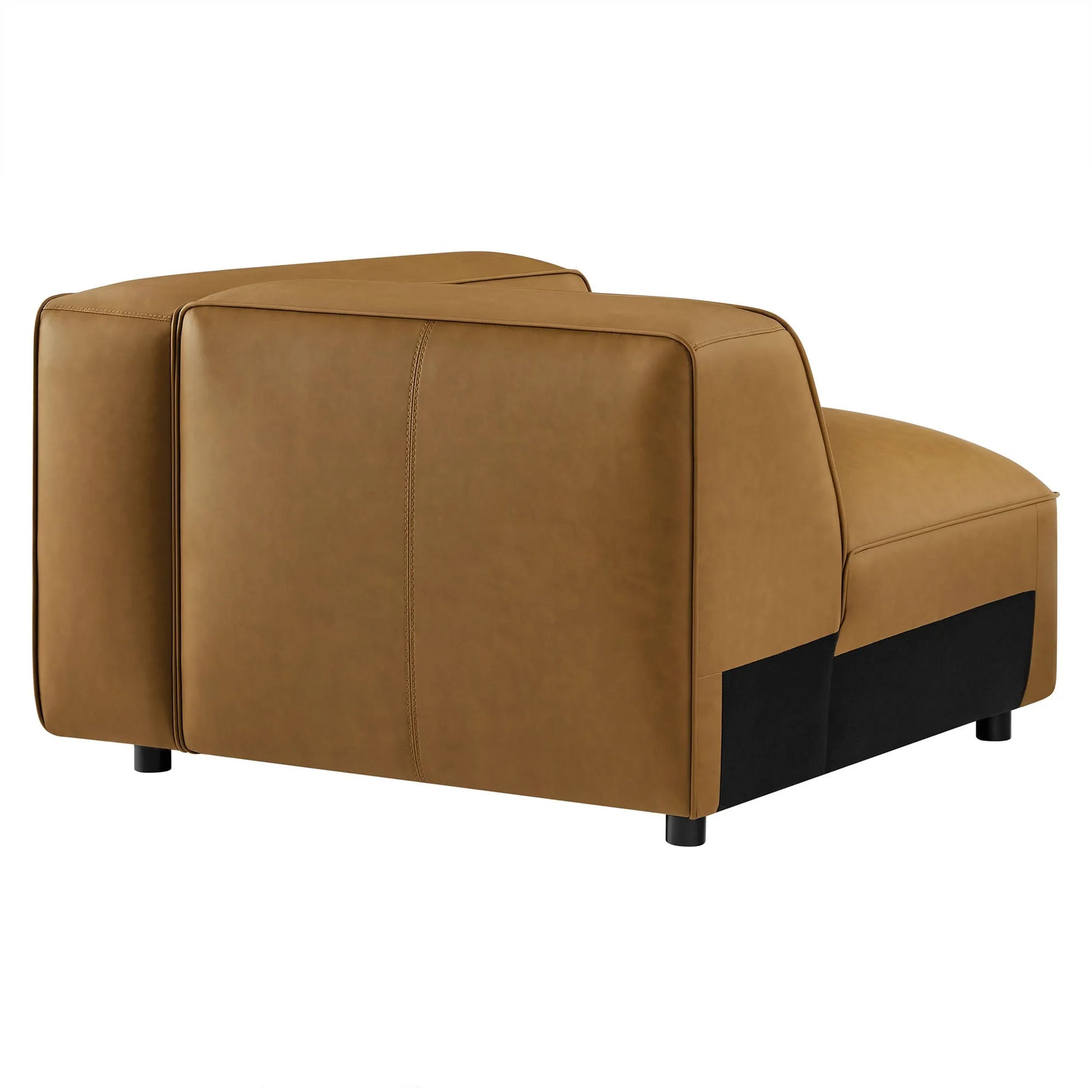 Auren Upholstered Vegan Leather Modular Right Armchair by Modway EEI-7122 FredCo
