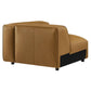 Auren Upholstered Vegan Leather Modular Right Armchair by Modway EEI-7122 FredCo