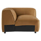 Auren Upholstered Vegan Leather Modular Right Armchair by Modway EEI-7122 FredCo