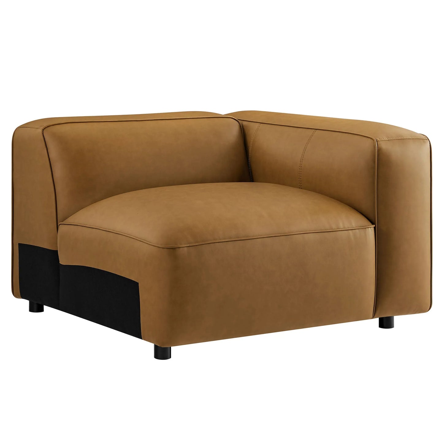 Auren Upholstered Vegan Leather Modular Right Armchair by Modway EEI-7122 FredCo