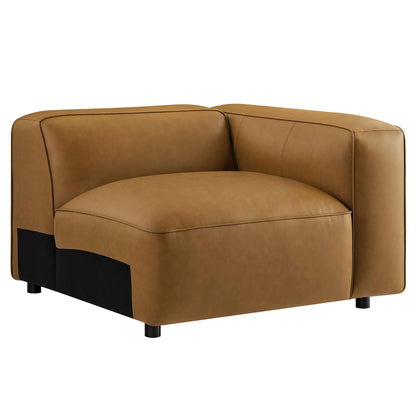 Auren Upholstered Vegan Leather Modular Right Armchair by Modway EEI-7122 FredCo