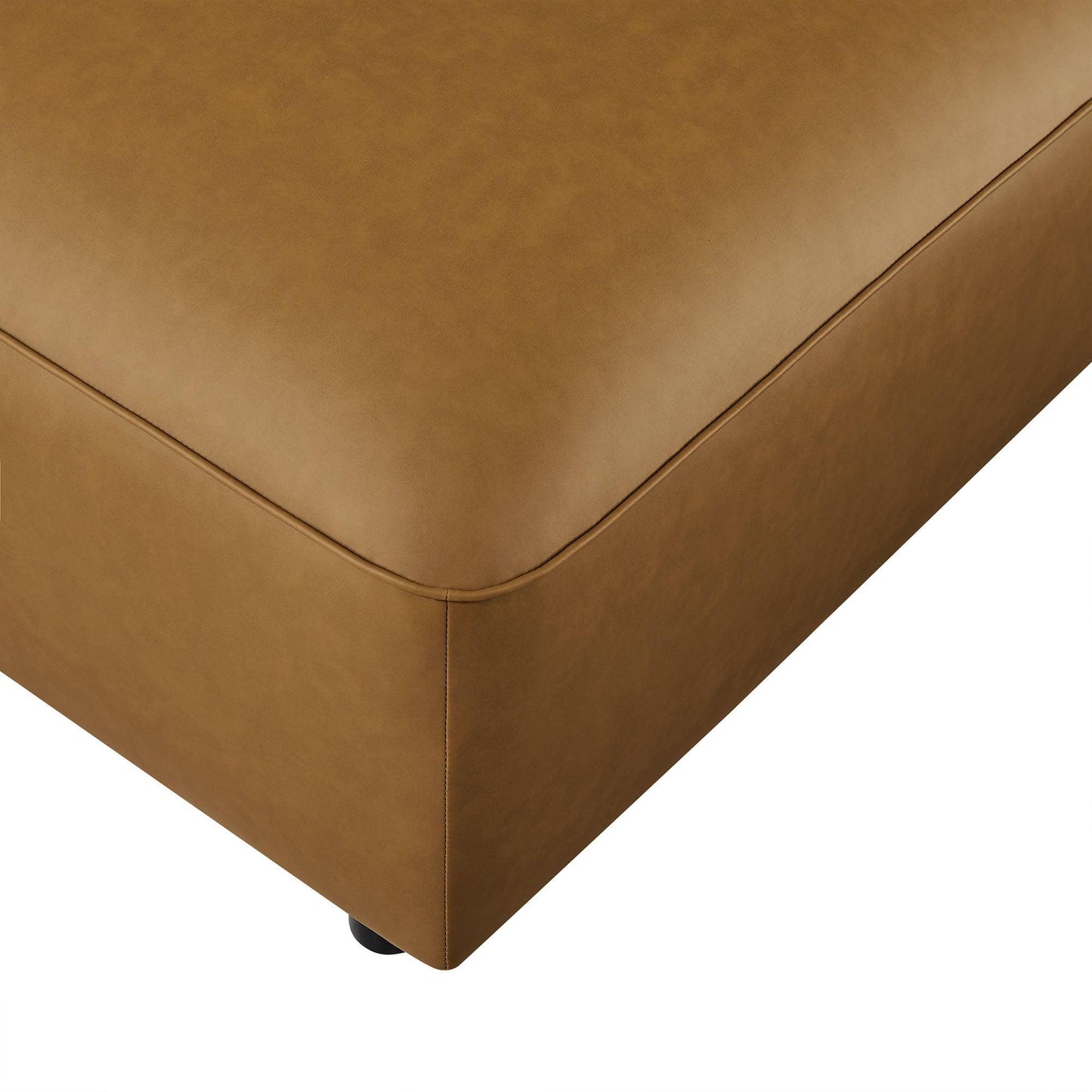 Auren Upholstered Vegan Leather Ottoman by Modway EEI-7125 FredCo