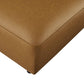 Auren Upholstered Vegan Leather Ottoman by Modway EEI-7125 FredCo