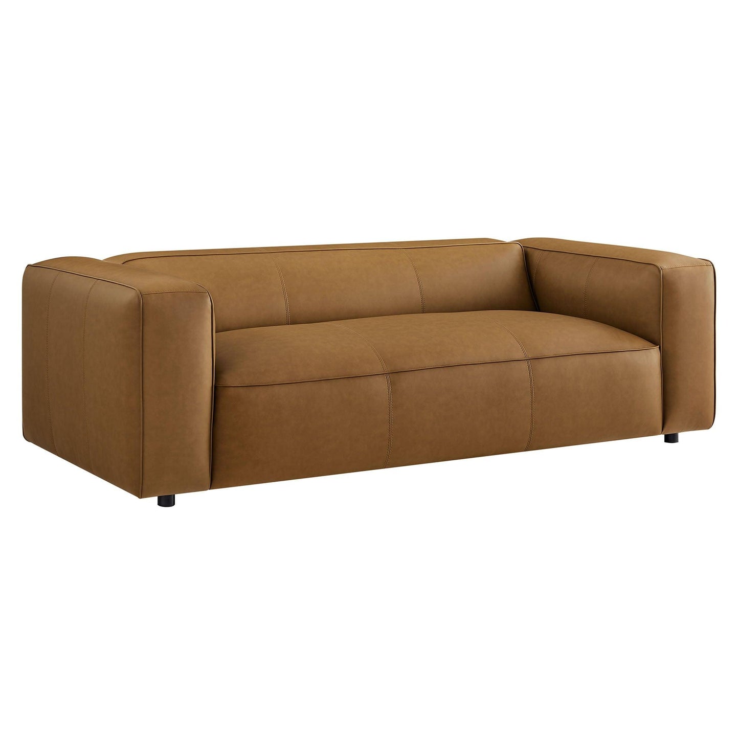 Auren Upholstered Vegan Leather Sofa by Modway EEI-7119 FredCo