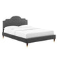 Aviana Performance Velvet King Bed, MOD-6839 FredCo