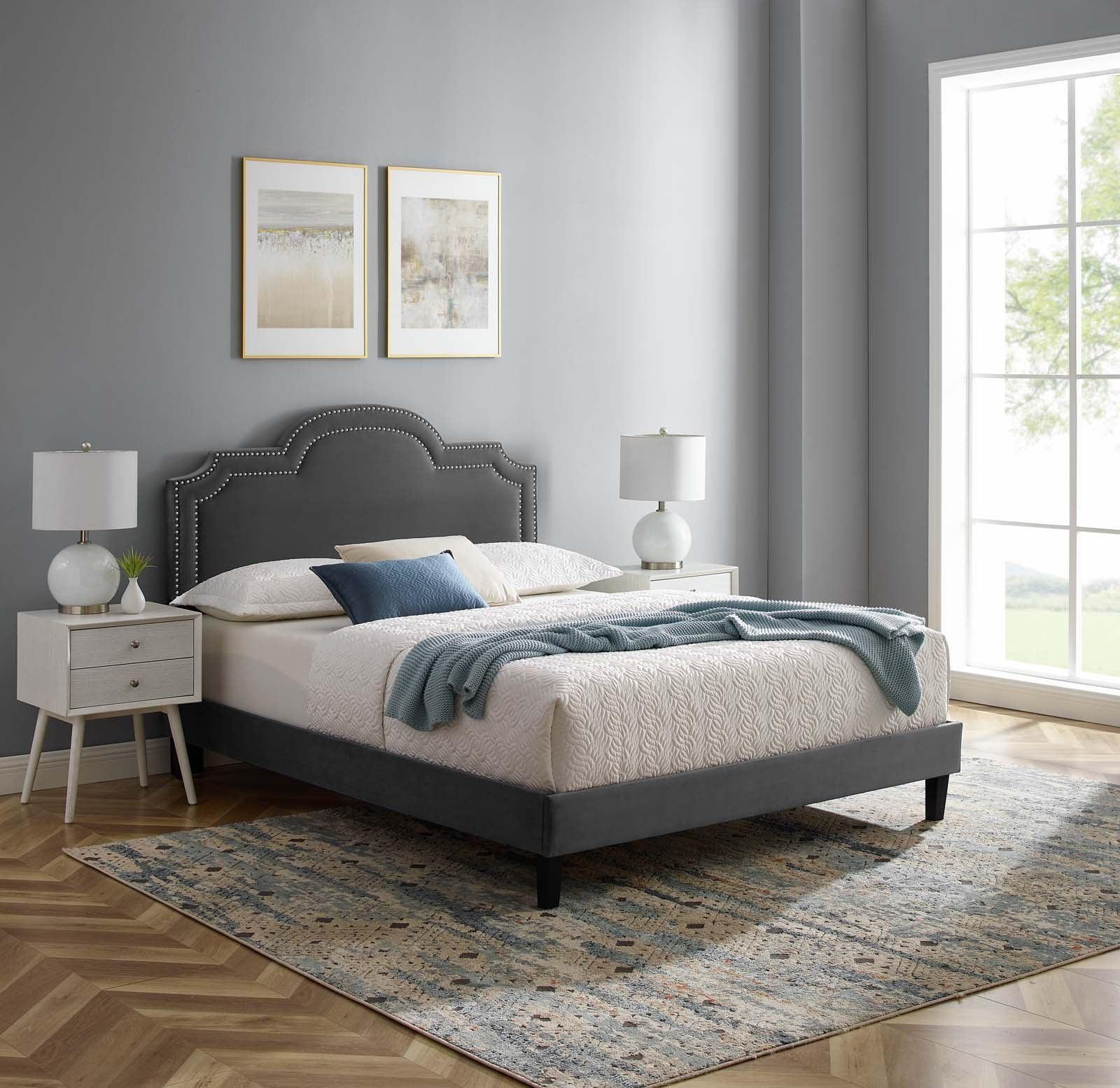 Aviana Performance Velvet King Bed, MOD-6844 FredCo