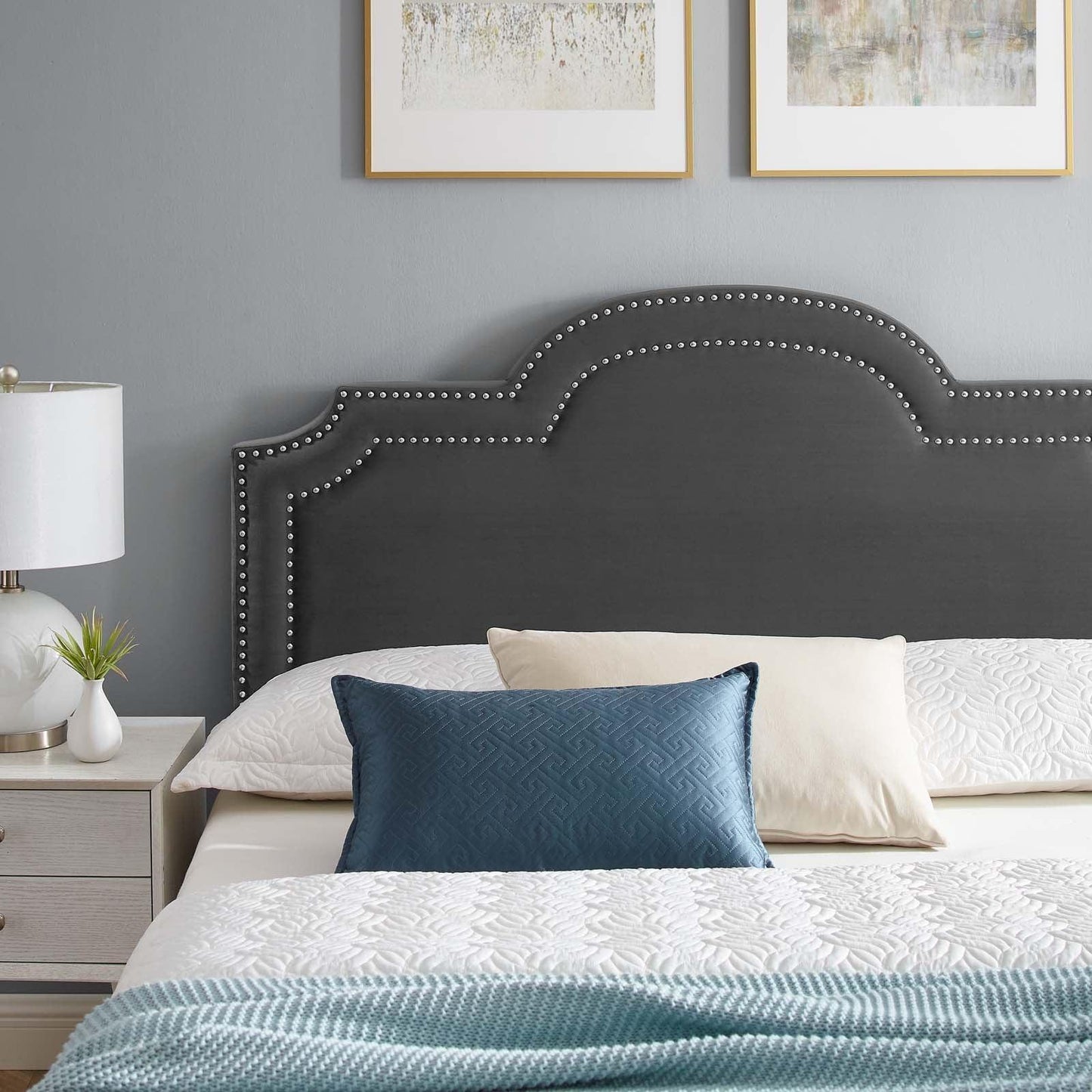 Aviana Performance Velvet King Bed, MOD-6844 FredCo