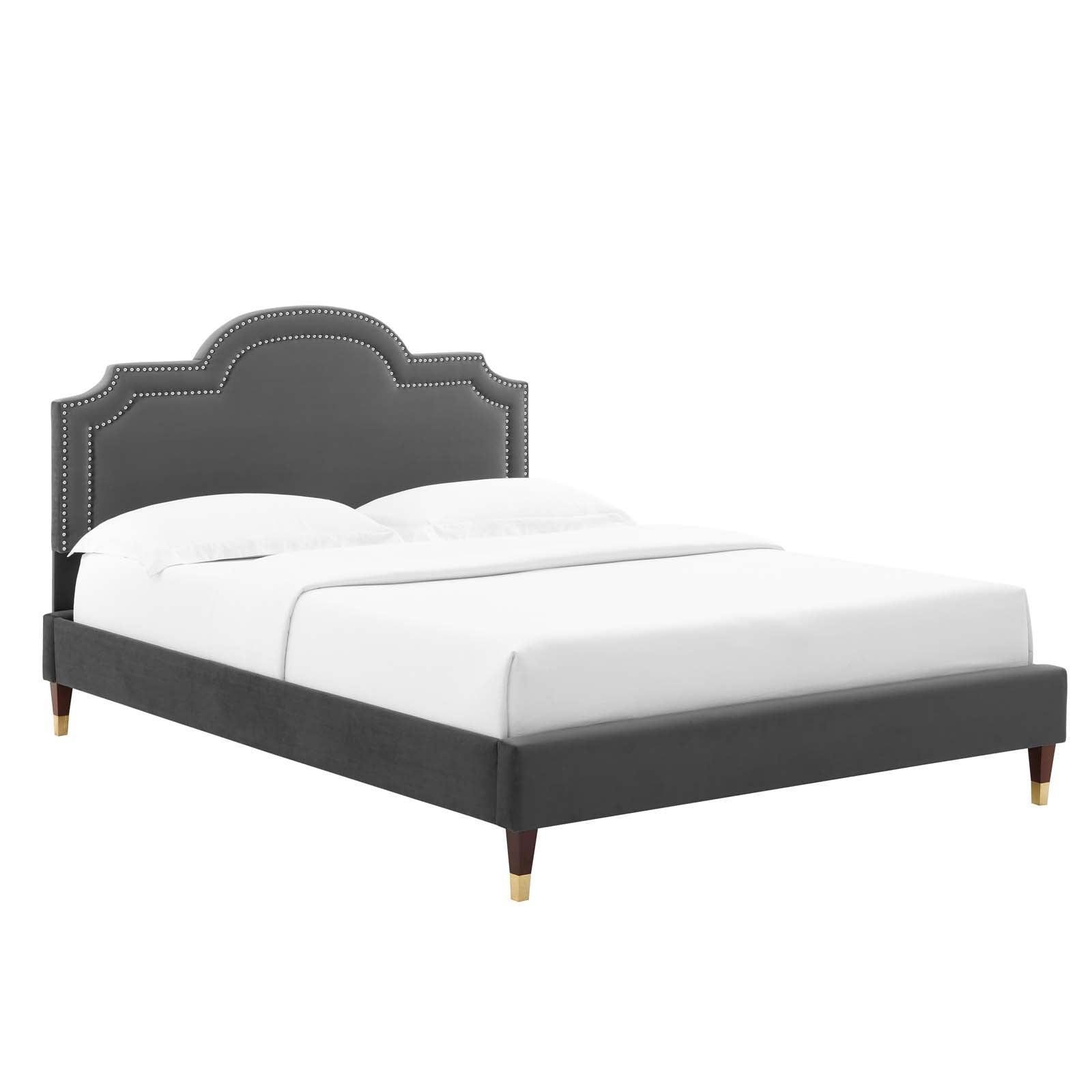 Aviana Performance Velvet Queen Bed, MOD-6824 FredCo