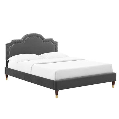 Aviana Performance Velvet Queen Bed, MOD-6824 FredCo
