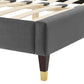 Aviana Performance Velvet Queen Bed, MOD-6824 FredCo