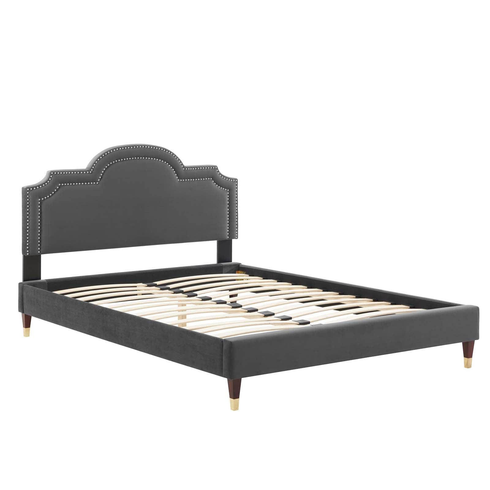 Aviana Performance Velvet Queen Bed, MOD-6824 FredCo