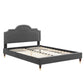 Aviana Performance Velvet Queen Bed, MOD-6824 FredCo