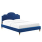 Aviana Performance Velvet Queen Bed, MOD-6824 FredCo