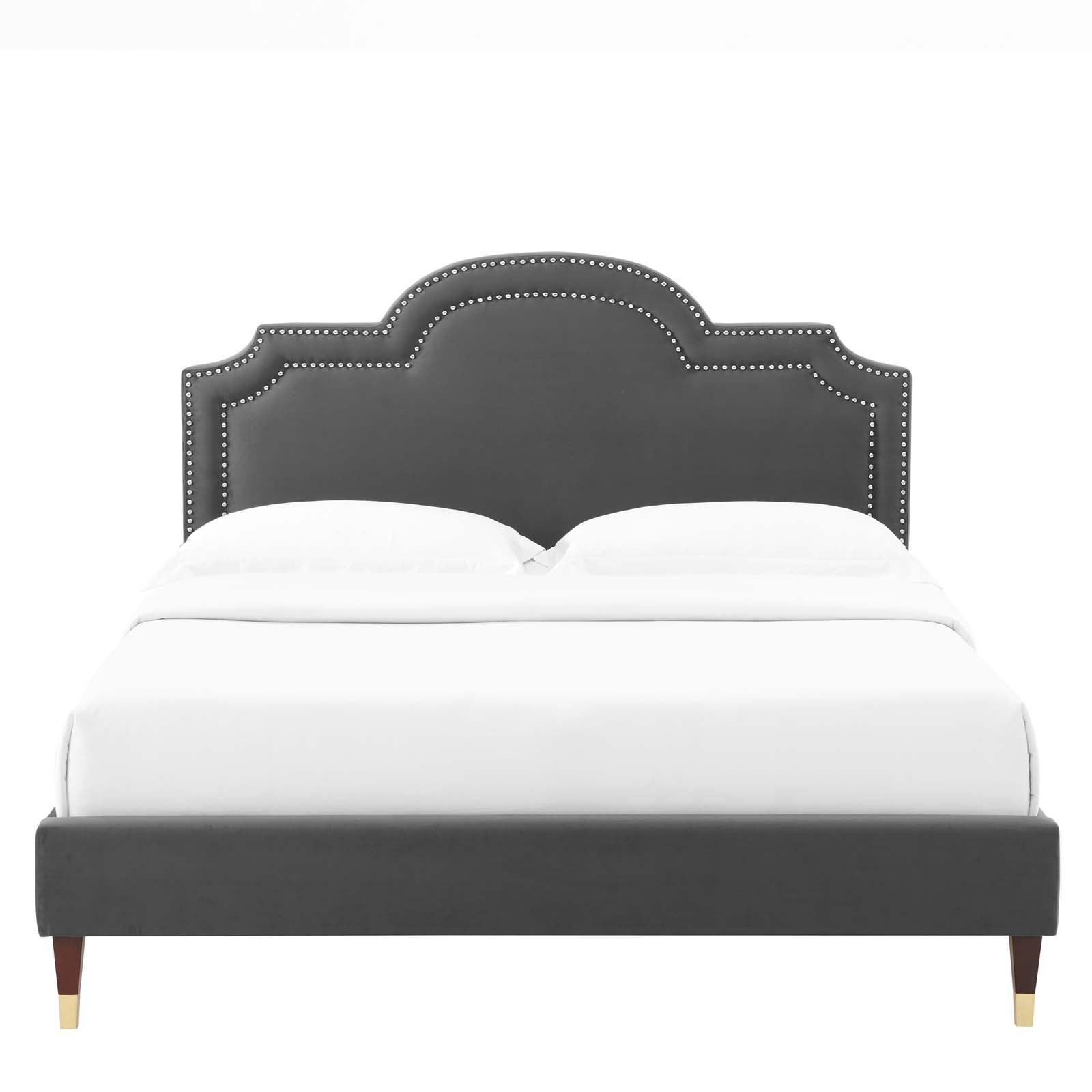 Aviana Performance Velvet Queen Bed, MOD-6824 FredCo