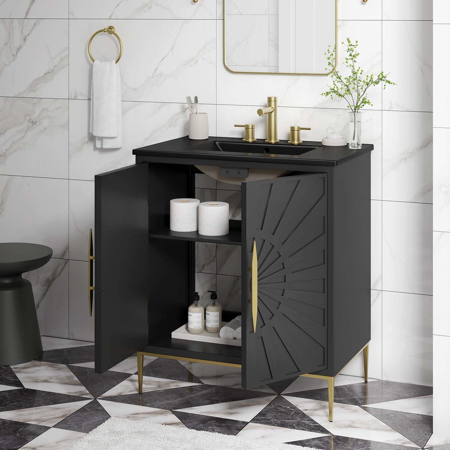 Awaken 30" Bathroom Vanity, EEI-6295 FredCo