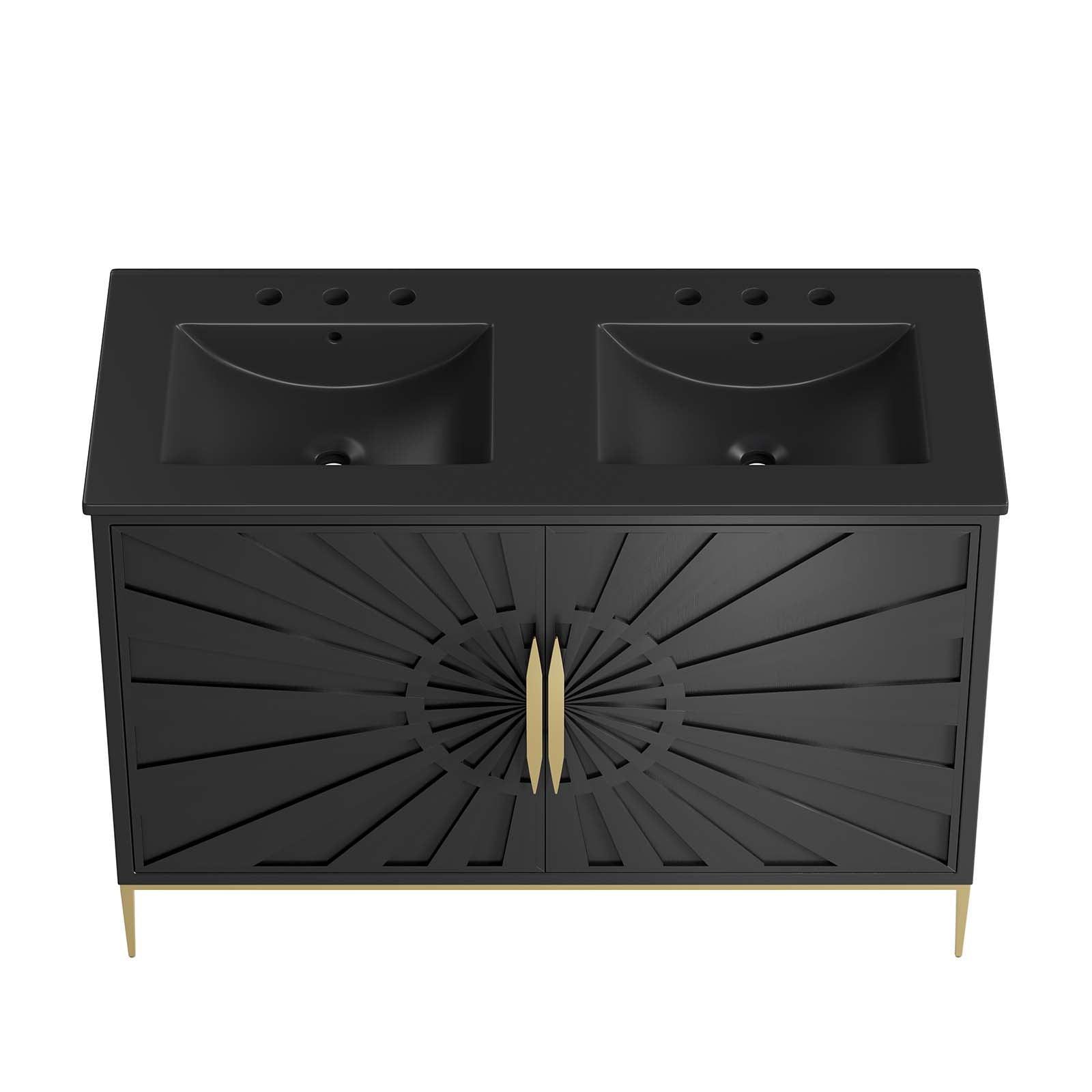 Awaken 48" Double Sink Bathroom Vanity, EEI-6307 FredCo