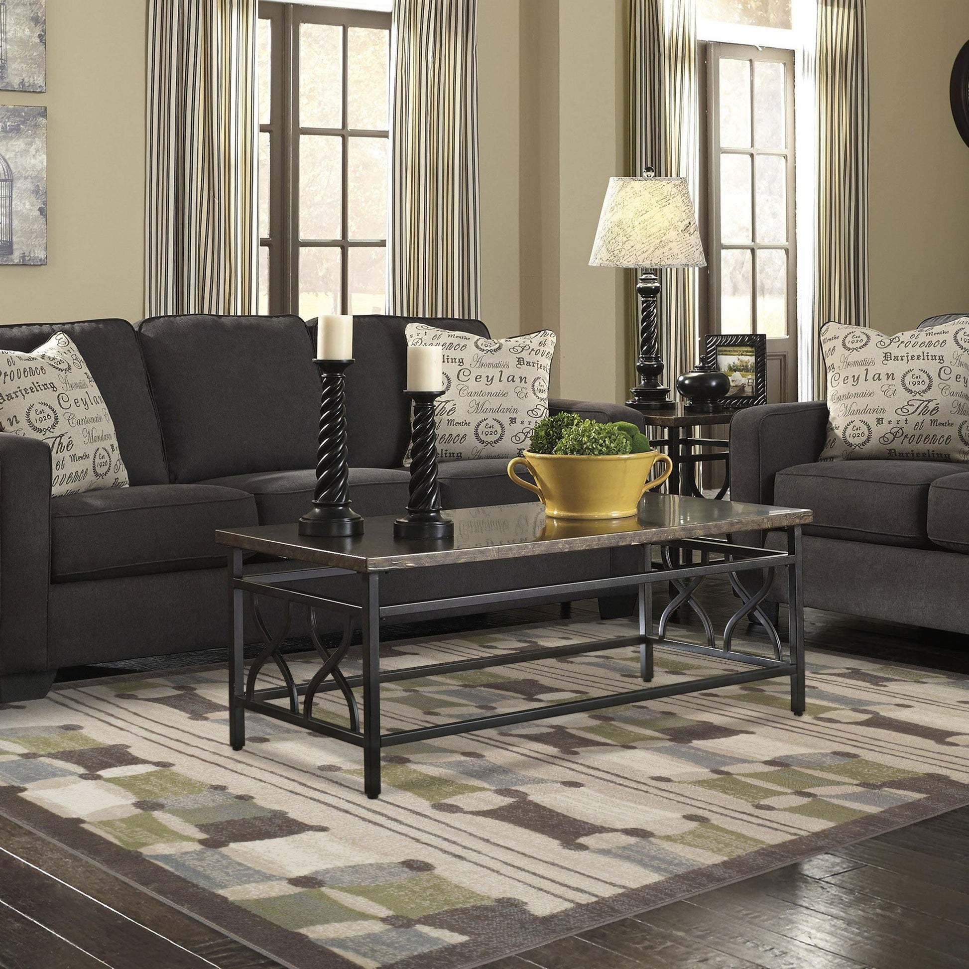Axton Rustic Contemporary Rug FredCo