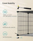 B0C3D54NVK	40.5"L x 20"W x 20"H Small Animal Playpen with Top and Base FredCo