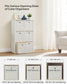 B0C6SVPJWK	Set of 6 Storage Cubes 10.2 x 10.2 x 11 Inches Vintage White FredCo