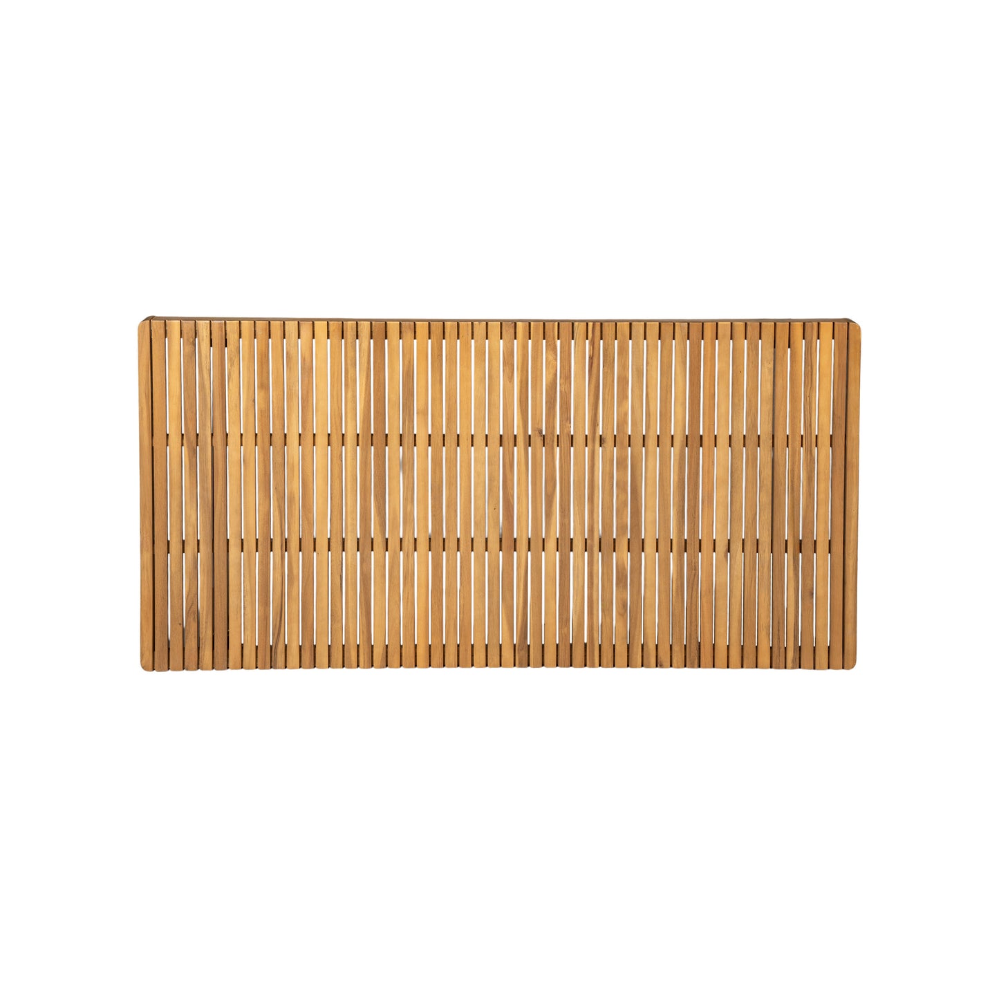 69' Acacia Wood Outdoor Dining Table with Slatted Top, 300 lbs Weight Capacity, Ideal for Patio & Garden Gatherings, Natural Color FredCo
