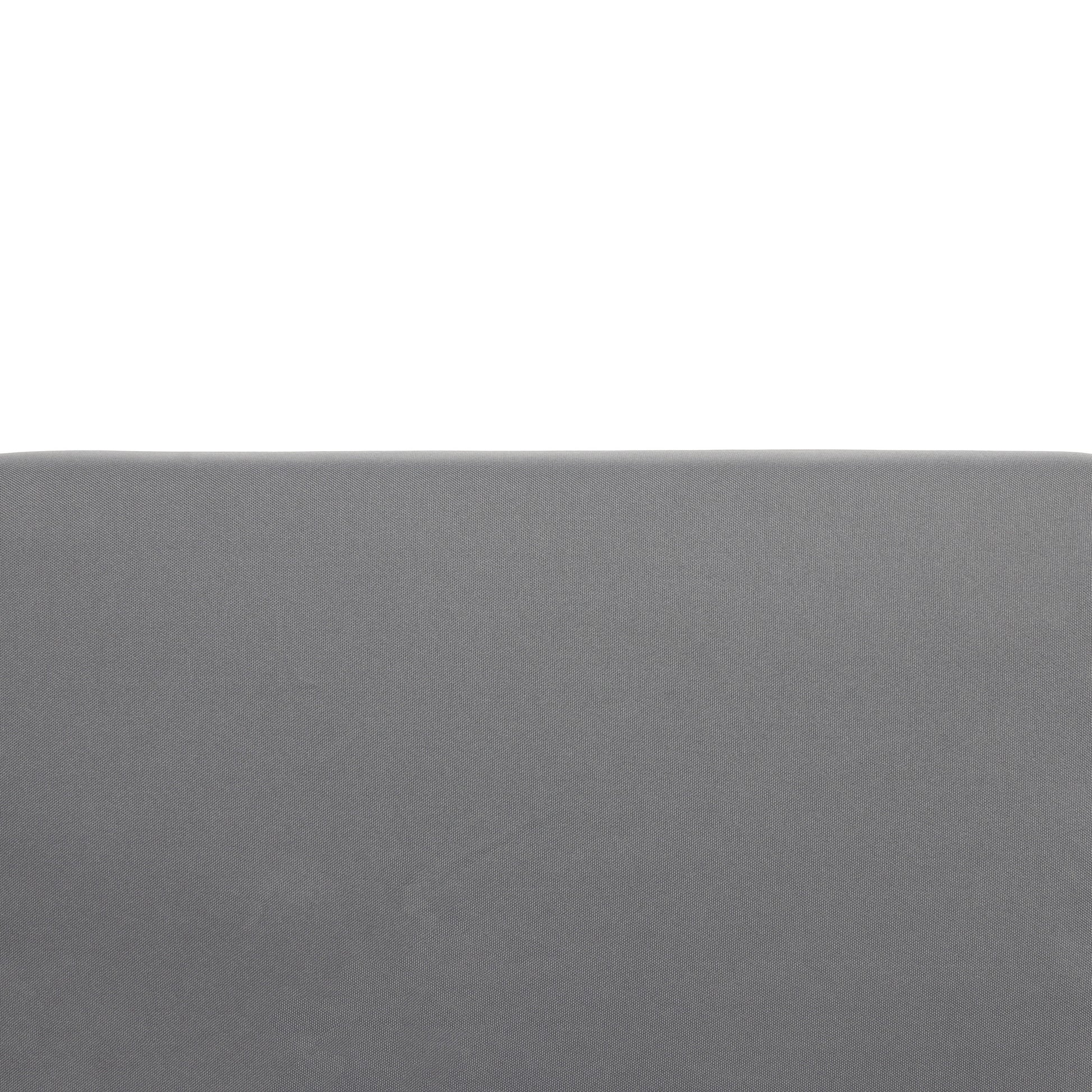 Close-up of a gray upholstered furniture surface, modern home decor from FredCo International.