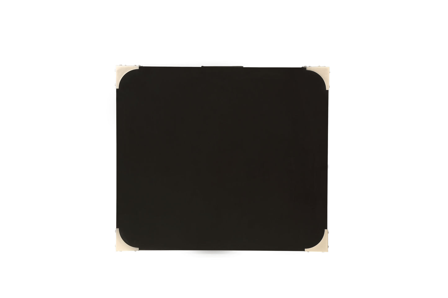 Babs Black Finish Accent Table FredCo