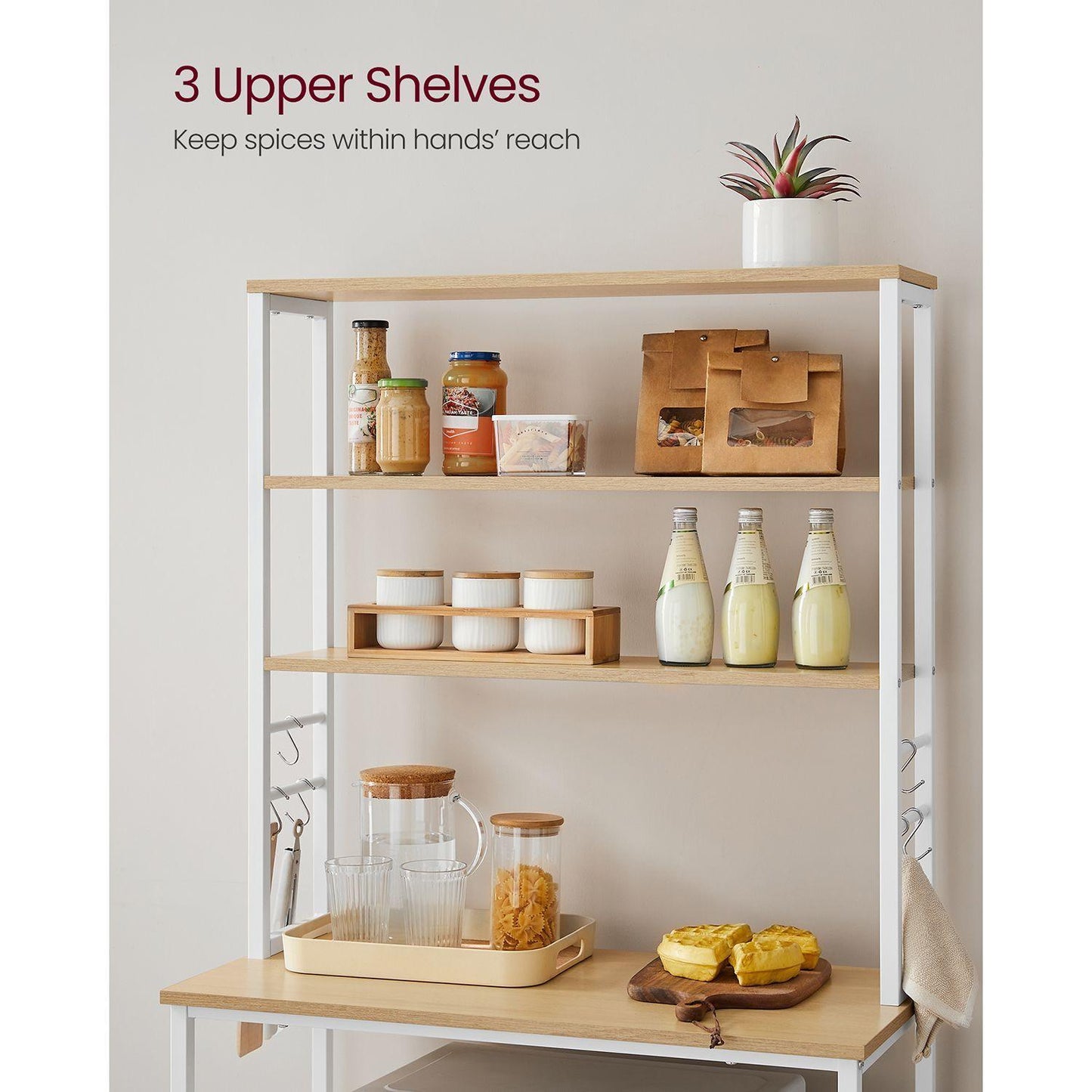 Baker's Rack Light Ivory FredCo