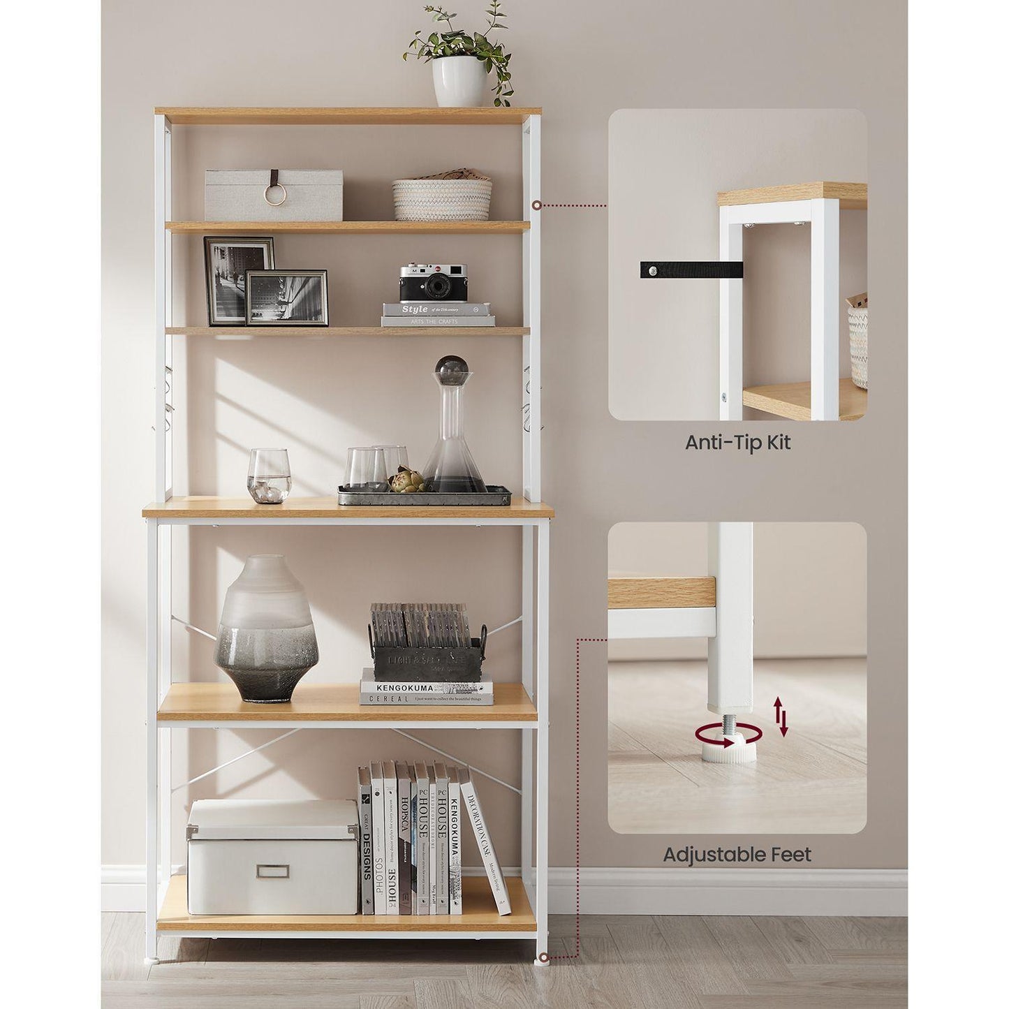 Baker's Rack Light Ivory FredCo