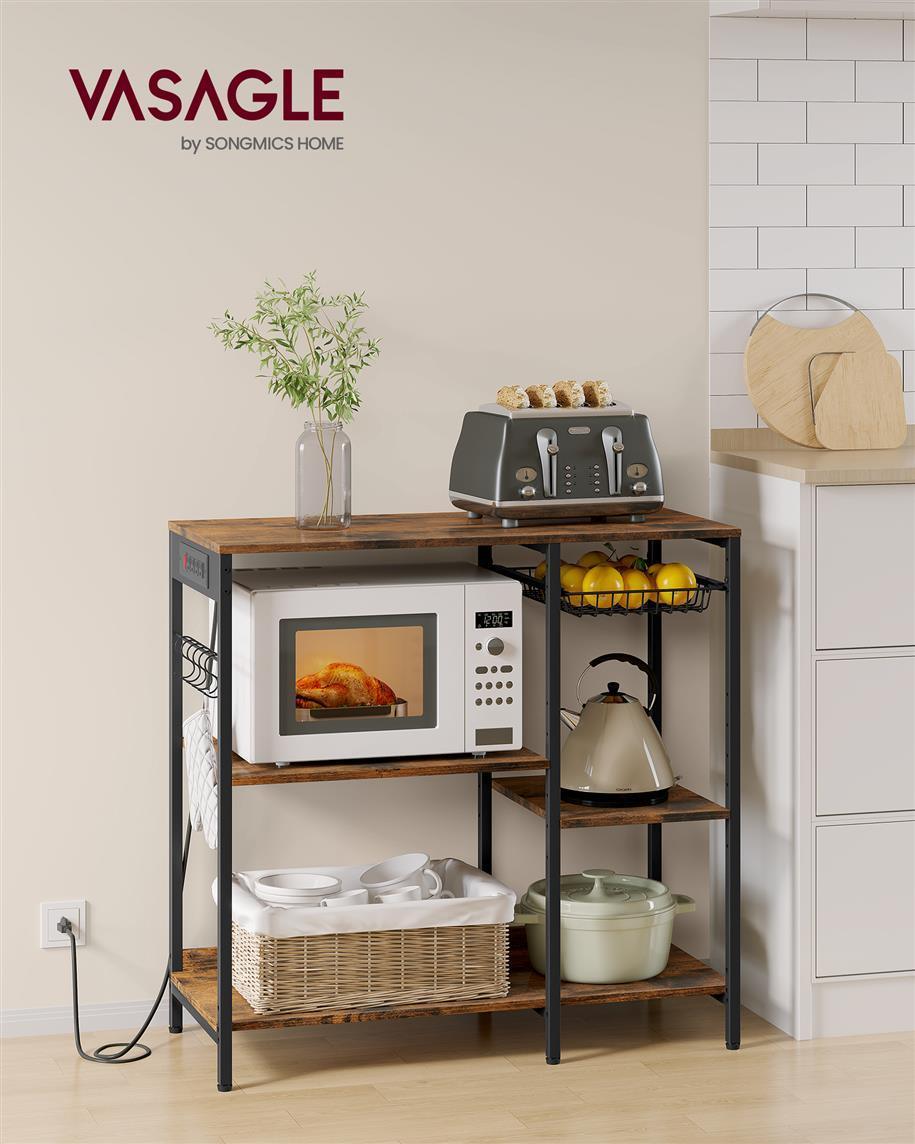 Baker's Rack with Charging Station FredCo