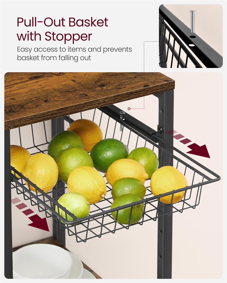 Baker's Rack with Charging Station FredCo