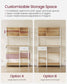 Baker's Rack with Charging Station, Shelves and 12 Hooks FredCo