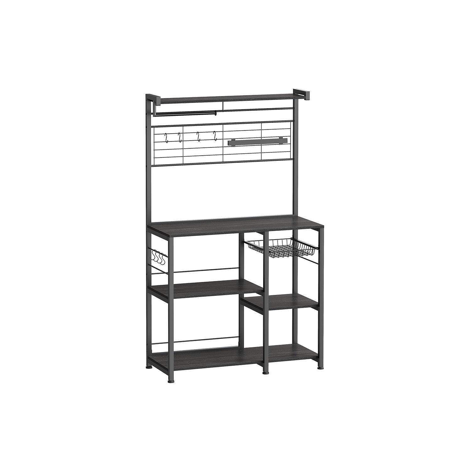 Bakers Rack with Magnetic Knife Holder FredCo