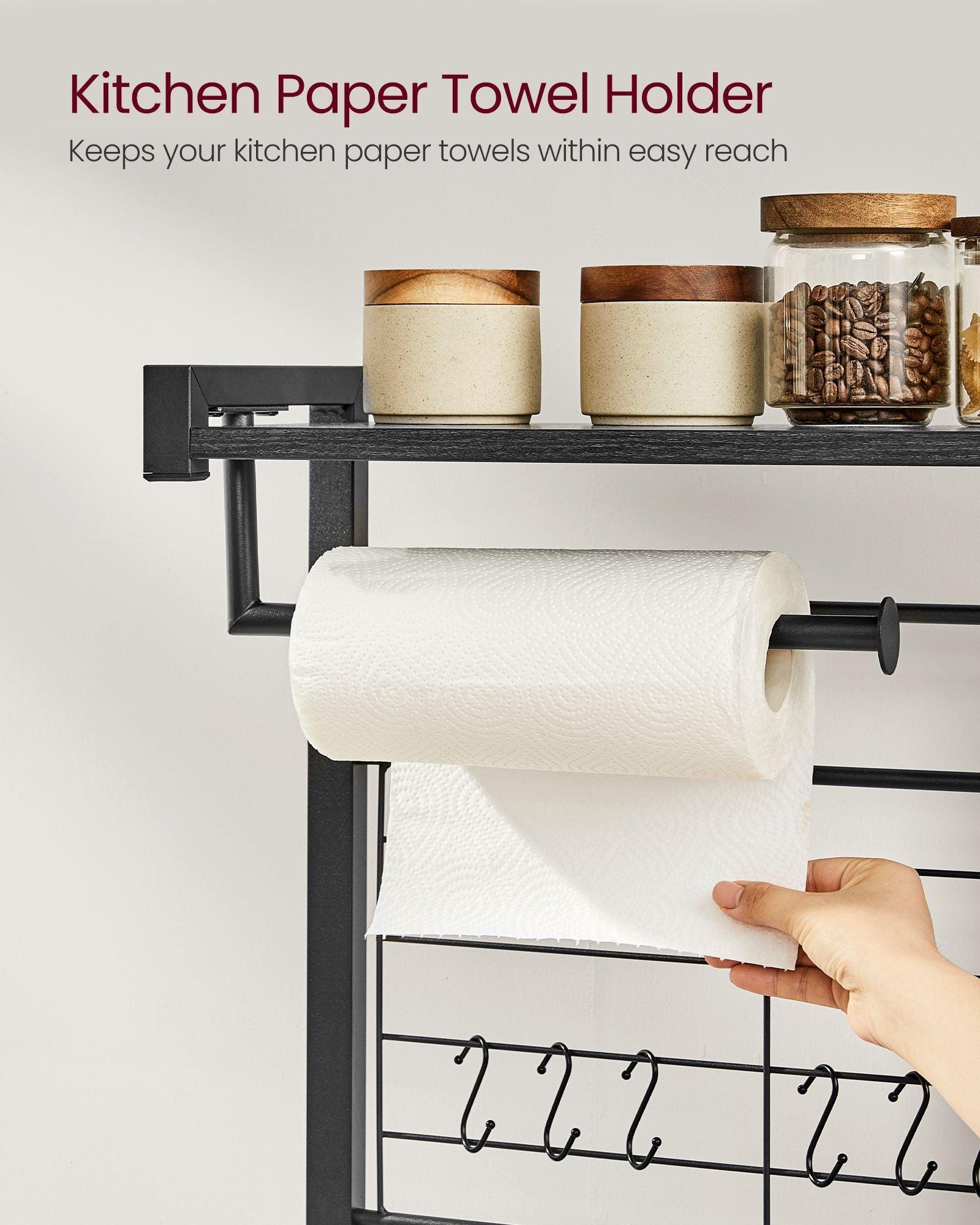 Bakers Rack with Magnetic Knife Holder FredCo