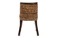 bali & pari Abbas Bohemian Seagrass and Dark Brown Wood Dining Chair FredCo
